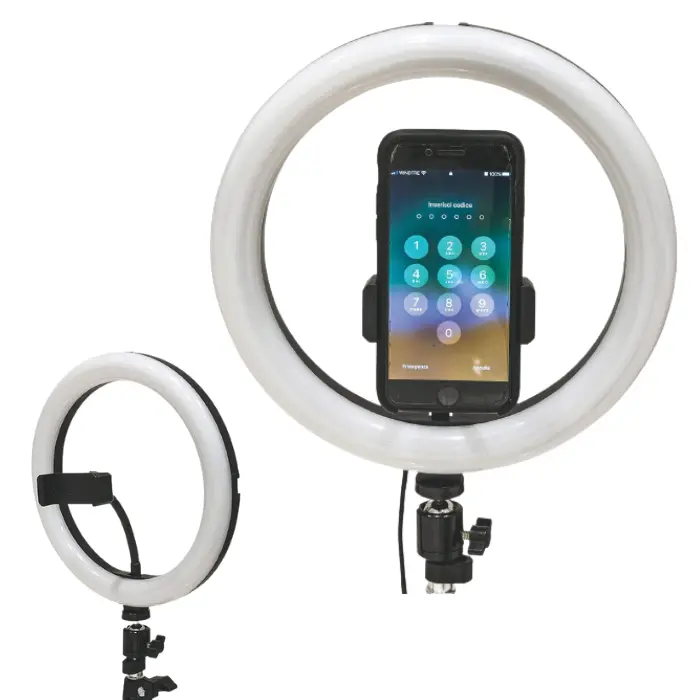 Lampada selfie- ringlight- lampada ad anello- foto professionali- instagram- tiktok- live streaming- make up-